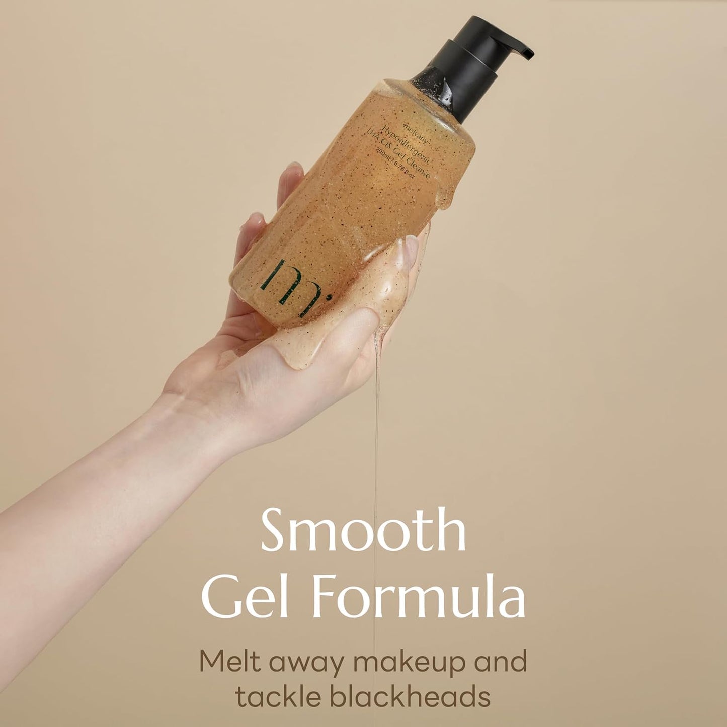 Molvany Gel Cleanser - Low pH Korean Facial Wash 6.76oz