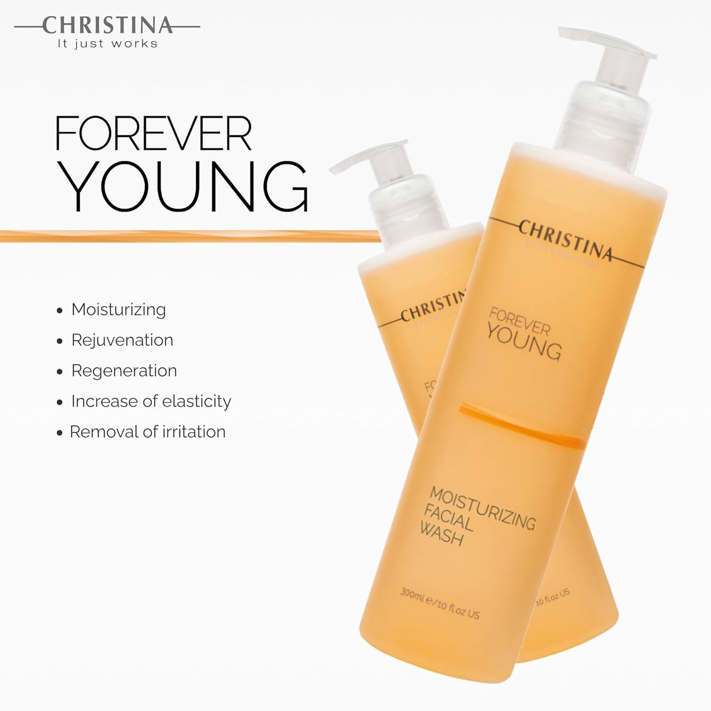 CHRISTINA- Forever Young Hydrating Antioxidant Face Wash 10oz