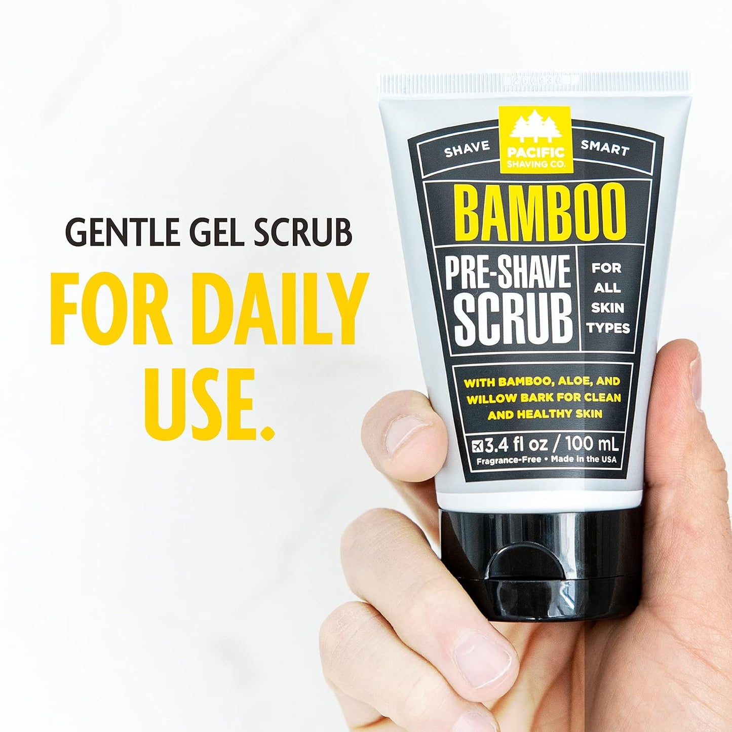 Pacific Shaving Company Pre-Shave Scrub & Cleanser 3oz