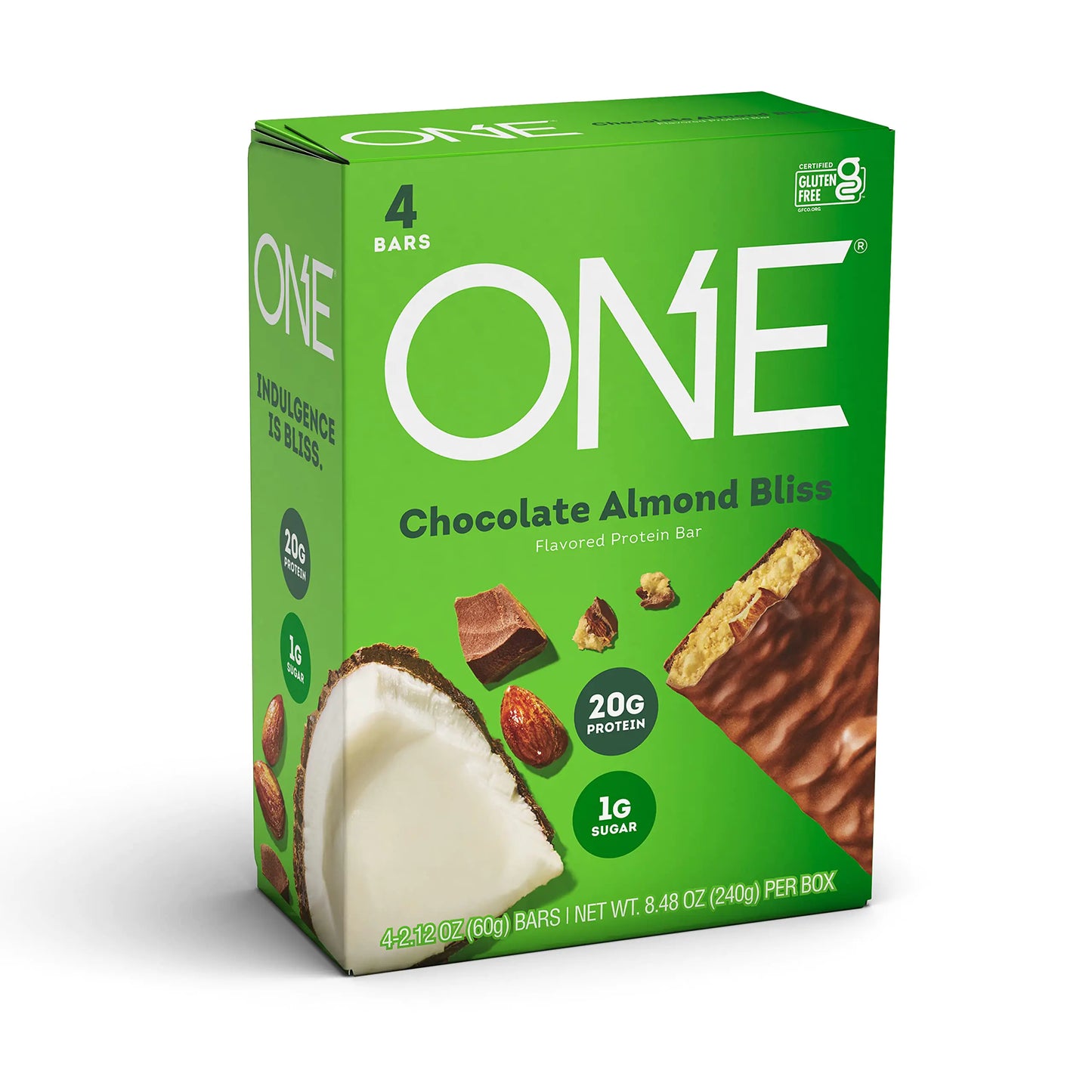 One Protein Bar Chocolate Almond Bliss (20g Protein/Bar)