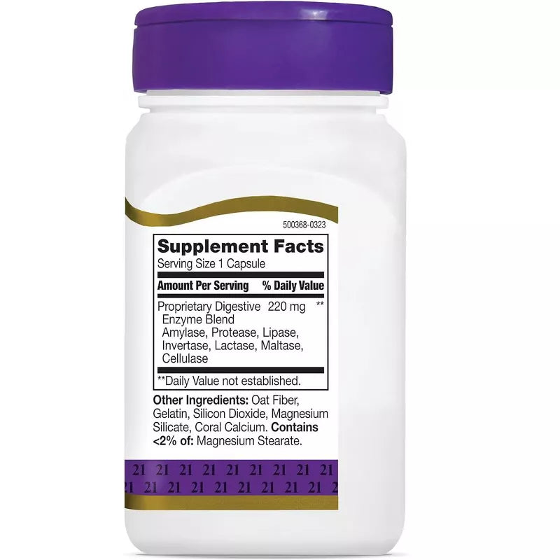 21st Century Digestive Enzymes 60 Capsules