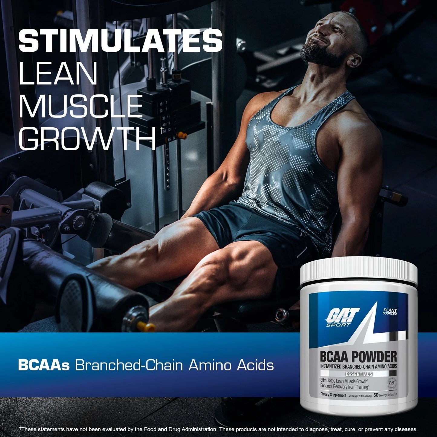 GAT Sport BCAA Powder 266.5 Grams