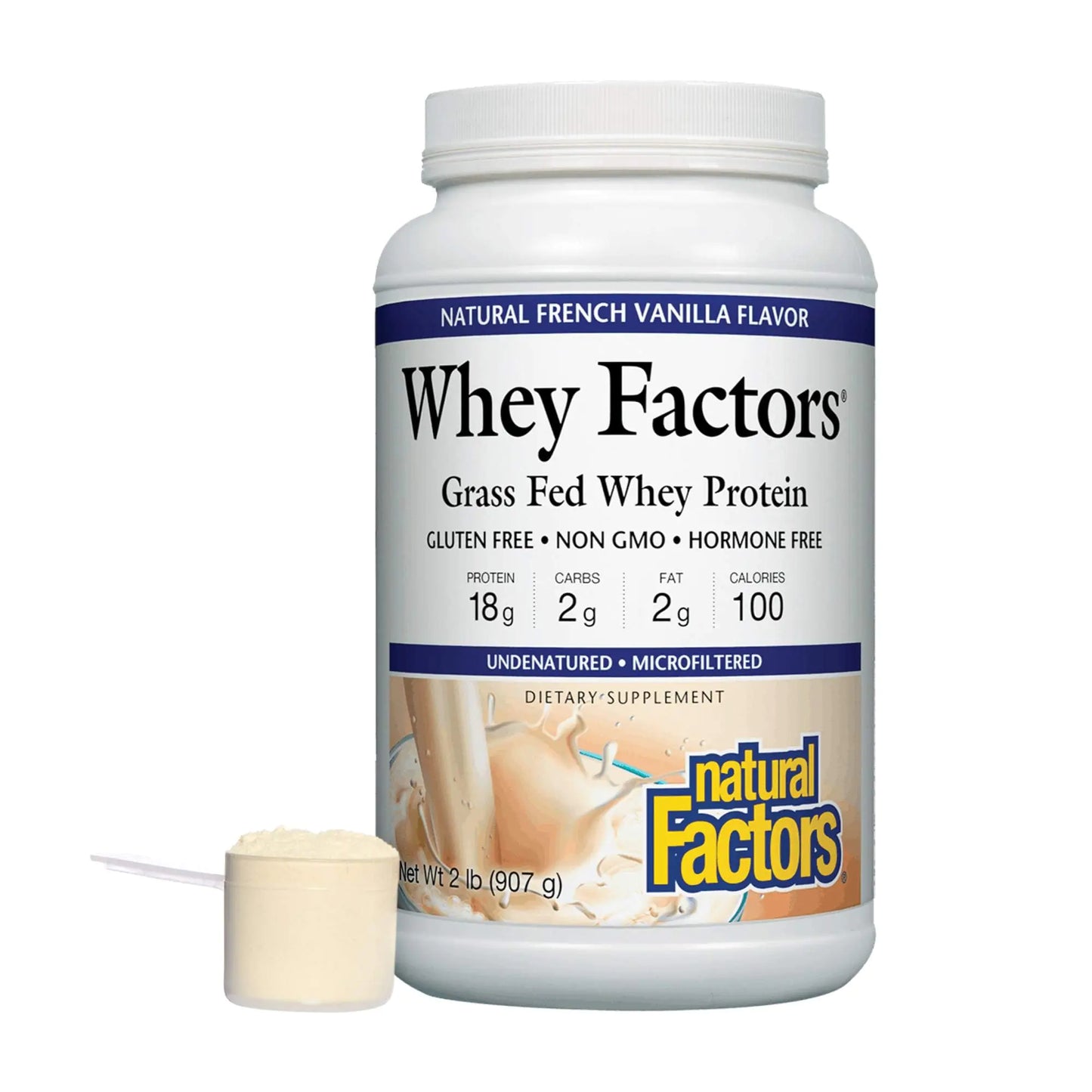 Grass Fed Whey Concentrate - Vanilla ( 2lbs/ 907g)