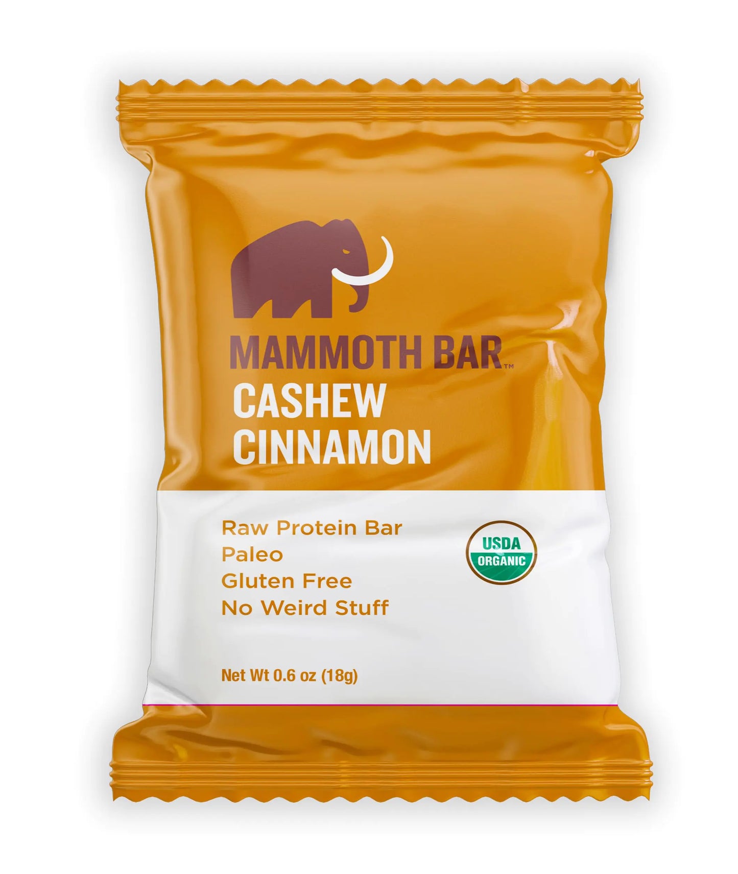 Mammoth Organic Snack Bar Packed with 4g Protein (16 bars)