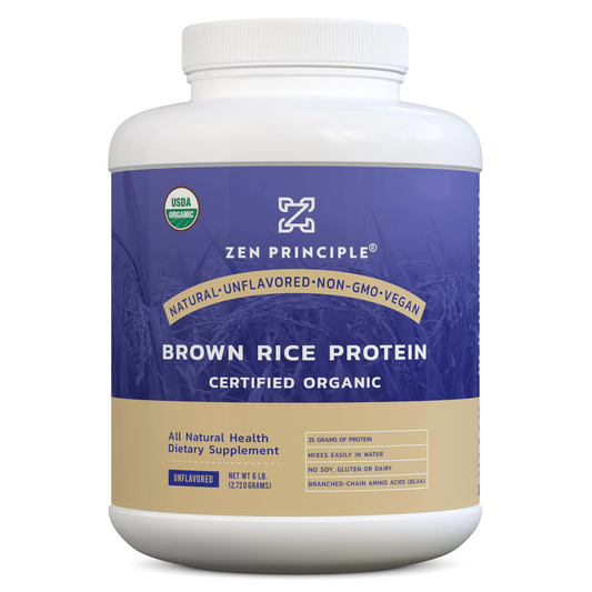 Zen Principle Organic Brown Rice Protein 6 lbs