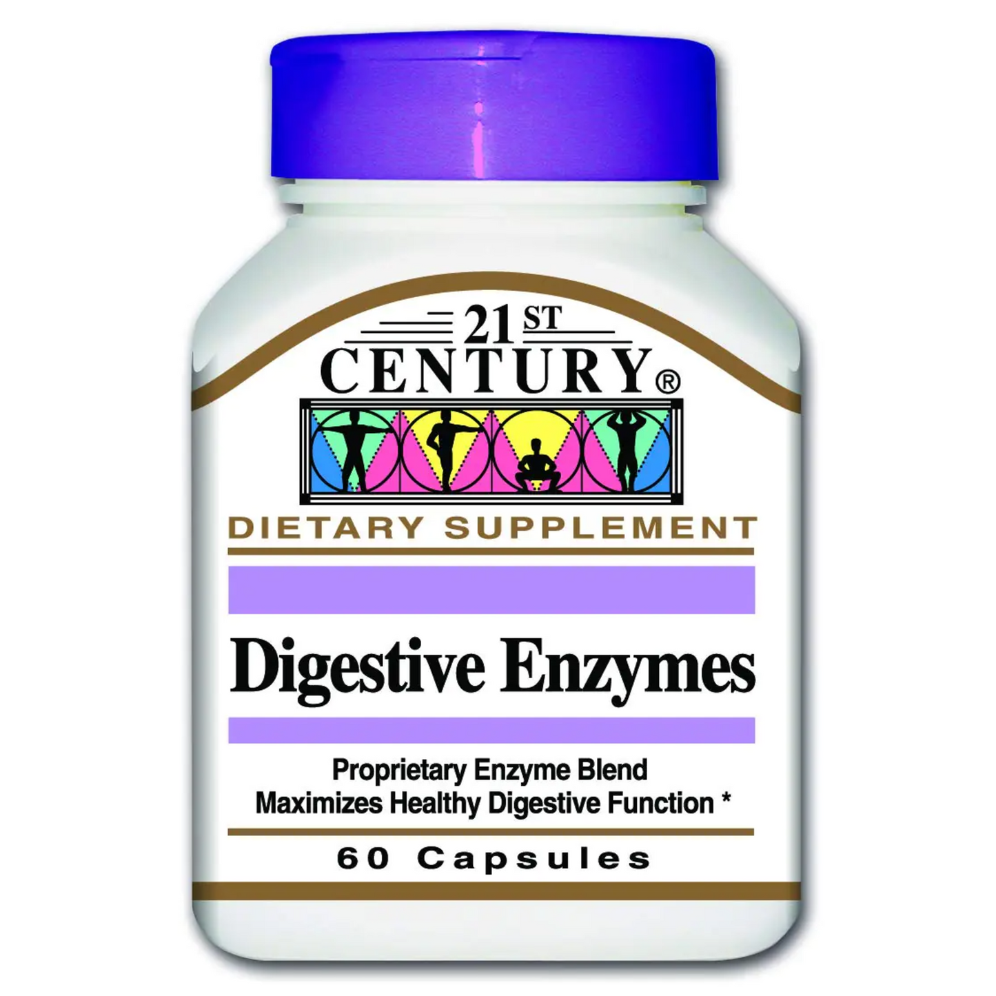 21st Century Digestive Enzymes 60 Capsules