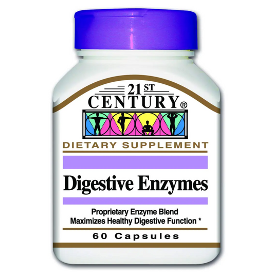 21st Century Digestive Enzymes 60 Capsules