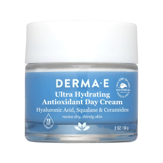 Derma - Face Moisturizer with Hyaluronic Acid Squalane and Ceramides 2 Oz