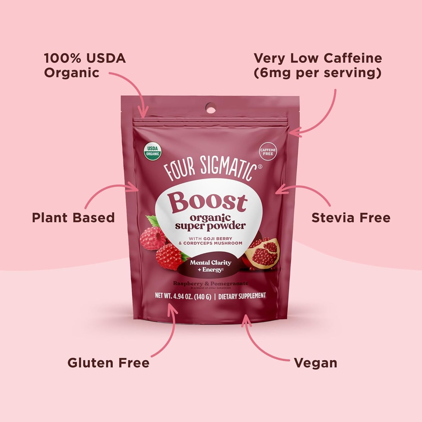 Four Sigmatic Natural Pre-Workout (4.94 oz)