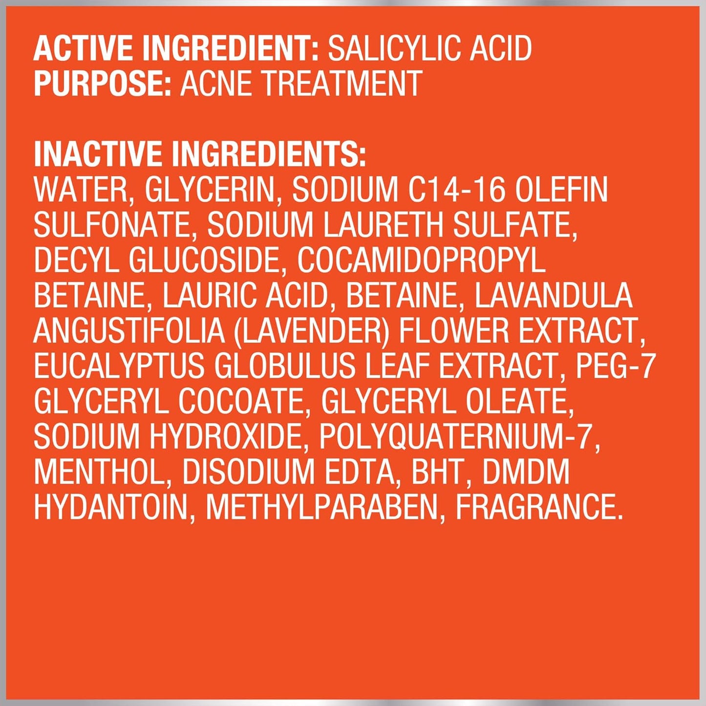 Biore Face Wash with Salicylic Acid 6.77oz