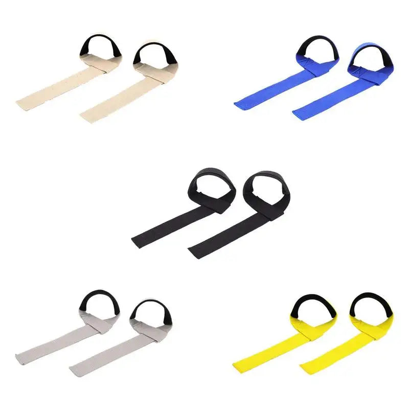 Power Lifting Straps WeightLifting Gym Gloves Deadlift Wrist Straps Hand Palm Assist Gear For Pull Up Bar Barbell Dumbbell Train